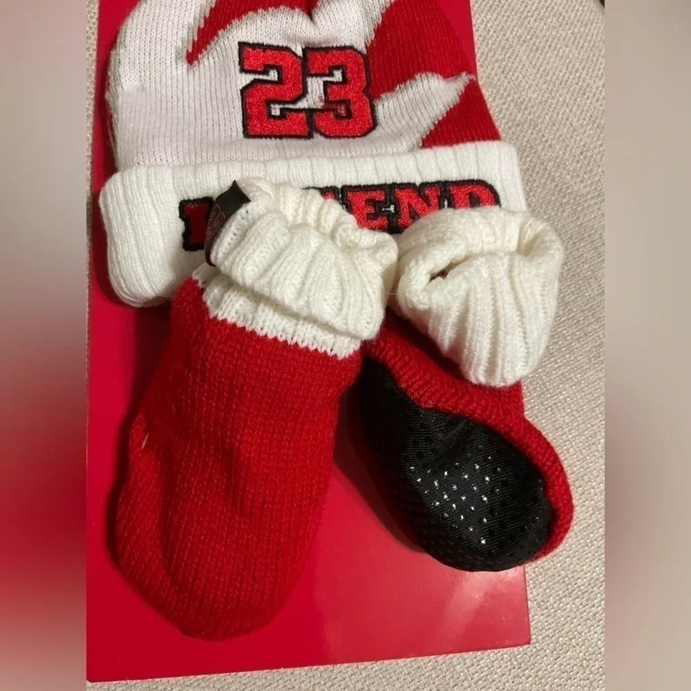 Legend 23 Baby Beanie and Bootie Set